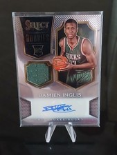 2014-15 PANINI SELECT DAMIEN ENGLISH ROOKIES Auto Patch Jersey #18 /149 bucks RC picture