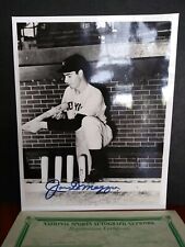 JOE DiMAGGIO AUTO 8 X 10 PHOTO NY YANKEES ALL TIME GREAT HOF picture