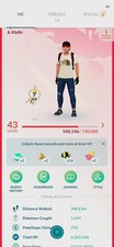 Pokémon GO Game Account Level 43 Shiny With SHINY PIKACHU LUCARIO HAT luckytrade picture