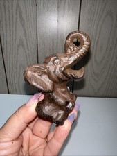 Vintage Cast Iron Elephant Bottle Opener 3 1/4