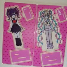 2Pcs/set Needy Girl Overdose Rain Ame-Chan Q Ver Acrylic Model Figure Desk Decor picture