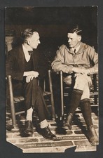 Col. Charles A. Lindbergh Signed Postcard-Like Photograph 1927 (Signed on Back) picture