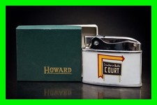 Vintage Southern Belle Motel Court Alabama Petrol Lighter w/ Box picture