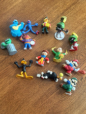 Vintage 1980s 90s PVC Figure Lot of 13 Mario Looney Tunes Sesame Street picture