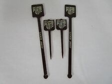 Vintage Swizzle Stir Sticks Johnny Bench’s Home Plate Baseball Spir-it USA Made picture
