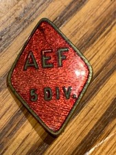 Original WW1 US Army 5th Division Pin picture