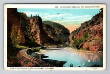 Echo Cliffs Canon CO-Colorado, Canon On Colorado River, Vintage c1926 Postcard picture