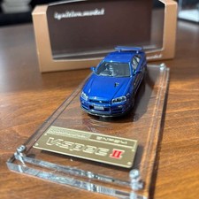 Ignition Model 1/64 Nissan Skyline GT-R BNR34 V-spec II Collector's Mini Car picture