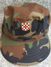 CRO ARMY, HOS Paramilitary unit 1991. hat cap badge USTASHA, NDH  picture