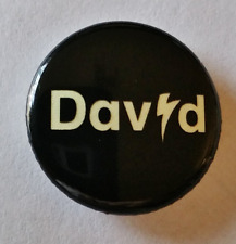 DAVID BOWIE Pinback MCA Chicago Exhibit Bowie Is Vintage Badge Button Official  picture