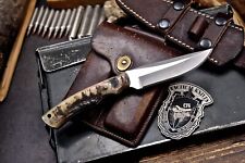 CFK Handmade DC53 Custom SHEEP HORN Small Hunting Camping Skinner Sport Knife picture
