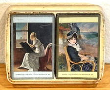 VINTAGE METROPOLITAN MUSEUM OF ART CARPENTIER RENOIR SOUVENIR PLAYING CARDS picture