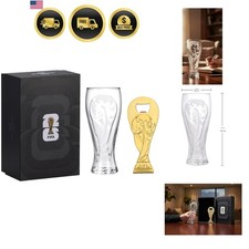 Official FIFA World Cup 2026 Edition - 17oz Pilsner Beer Glass & 6-Inch Troph... picture