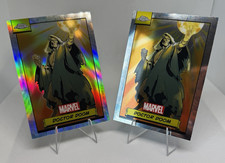 Topps Marvel Chrome 2024 Doctor Doom #61 Refractor 2-Card Lot OG DOOM picture