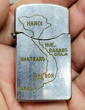 Zenith Vietnam Windproof Lighter- CHU-LAI  VIET-NAM WAR ERA 1965-1966 USED picture