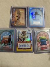 2025 Topps 30 Years of Toy Story Lot Of 5 (1 auto, 1 pizza planet sp, 3 #’d) picture