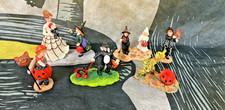 O'Well Halloween Village Accessories Figurines Trick or Treaters Pumpkins Lot picture