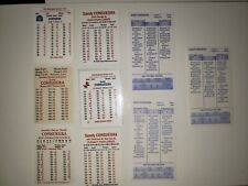 Sandy Consuegra 1950 to 1957 APBA and Strat-O-Matic Card Lot of 9 Cards picture