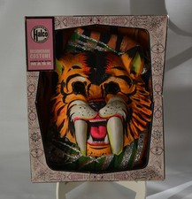 Vintage Halloween HALCO 1960's TIGER Costume, Hood & Mask in Orig Box, Ex Cond picture