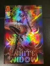 White Widow #4 Jamie Tyndall Las Vegas Metallic Foil TD Variant Cover picture