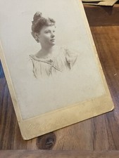 Antique Cabinet Card Photo Beautiful Woman picture
