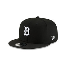 New Era Detroit Tigers MLB Basic Snapback 950 Adjustable Men's Cap -Black/White picture