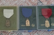 Set Of 3 1969-1971 High School Drum Majorett Award Medals picture