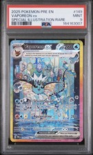 Pokemon TCG Vaporeon ex 149/131 Prismatic Evolutions SIR Psa 9 picture