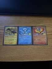 Pokemon - 30th Celebrations (Bird Cosmos Promo Set) - Articuno, Zapdos, Moltres picture