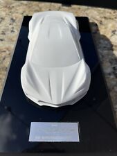CORVETTE STINGRAY 2024 C8 OEM Speed Shape Model Owner's Gift with VIN, White picture