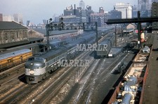 RR Photo-NEW YORK CENTRAL NYC 4072 E8A Action at Chicago Il  3/21/1956 picture