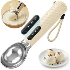 Heated Ice Cream Scoop: Rechargeable Electric Scooper with 3 Temperature Setting picture