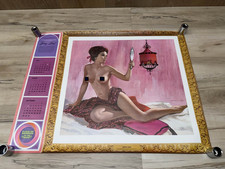 Vintage Harold's Club Casino Reno 1969 Calendar Pinup Girl Poster 20