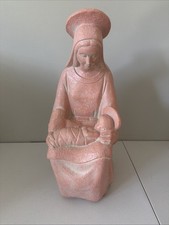 Vintage  Virgin Mary & Baby Jesus Artistic Latex Form Co Inc NY picture