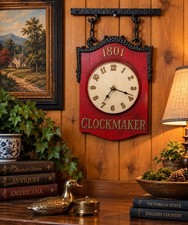 Rare 1967 Sexton 1513 Clockmaker Wall Clock Cast Metal USA Vintage Working picture