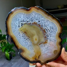 283G Natural Beautiful Agate Geode Druzy quartz crystal mineral healing picture
