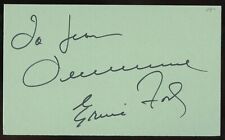Tennessee Ernie Ford d1991 signed autograph 3x5 Cut American Singer and TV Host picture
