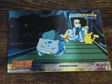 #31 REUNIT 1999 Topps Pokemon Movie MEWTWO STRIKES BACK BULBASAUR FOIL Near Mint picture