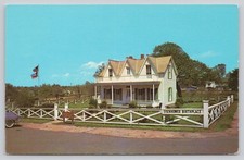 Eisenhower Birthplace Denison Texas Vintage Photochrome Postcard picture