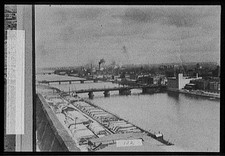 Photo:Saginaw Michigan River Front Bridge Buildings c1915 picture