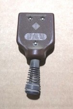 APPLIANCE CORD END 3-Prong VINTAGE Brown Black High Low 5A 250V 10A 125V NEW AG3 picture