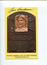 Lou Boudreau Cleveland Indians 1948 WS Champ HOF Signed Autograph Postcard Photo picture