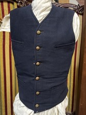 Indian War uniform wool vest original 1866-1897 Rare uniform vest . Six buttons picture