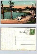 Cheshire Connecticut Cheshire Reservoir 1912 Postcard AW159 picture