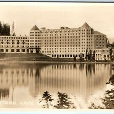 c1920s Fairmont Chateau Lake Louise RPPC Alberta Real Photo by Byron Harmon A22 picture