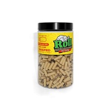 500 Pre-Rolled Unbleached Rolling Paper Filter Tips 6mm x 18mm Bottle picture