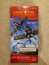 Hansa Park 2017 Theme Park Map - Immaculate Condition picture