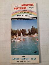 Vintage marcell area Minnesota Vacation Pamphlet picture