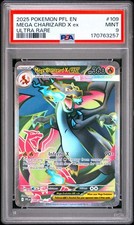 Mega Charizard X ex 109/094 PSA 9 Phantasmal Flames Pokemon TCG picture