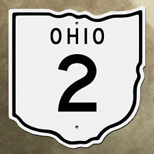 Ohio state route 2 Cleveland Lakeland Freeway highway marker road sign 16